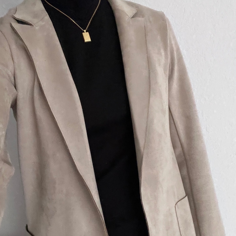 Faux Suede Jacket